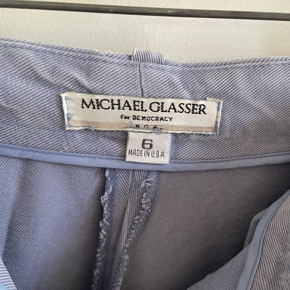 Michael Glasser for Democracy high-waist, pleated trousers, 90s! Classic! - Picture 2 of 9